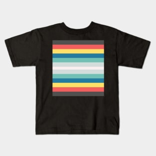 Red and Yellow Pattern Kids T-Shirt